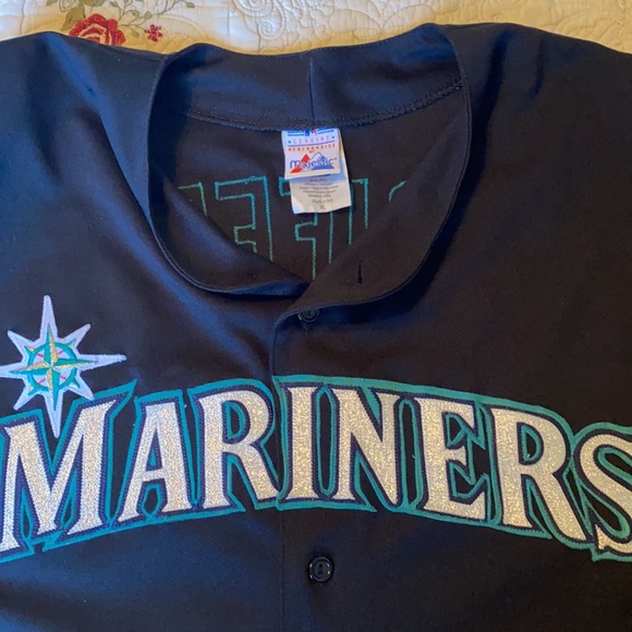 MLB Majestic Mariners Ken Griffey Jr Jersey - Picture 3 of 4